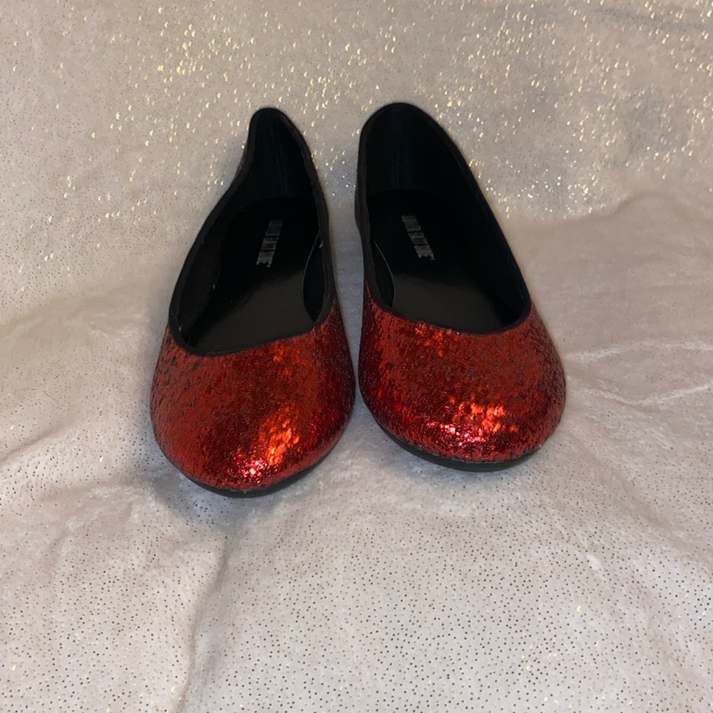 Ruby Red Ombré Ballet Flats NWT